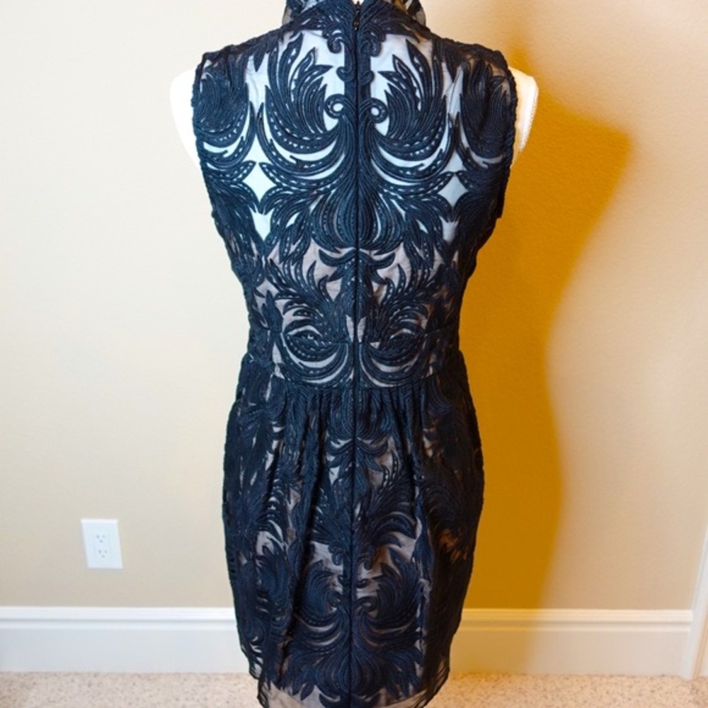 BARASCHI Anthropologie Overture Tulle Sheath Dress in Black B… - Picture 6 of 13